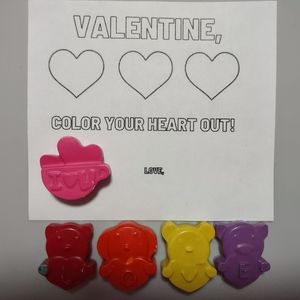 Custom Mini Valentine's Crayon Gift Set